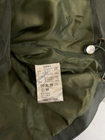 ミカーレミカーレ MICALLE MICALLE チュールドッキング MA-1 ブルゾン デニム 切替 ジャケット カーキ 101LT-178