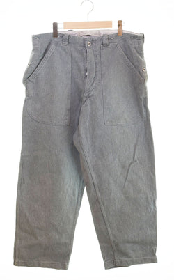 ミリタリー Military 50s 50's 50s~ Swiss Army Denim Work Trousers スイス軍 オーバーデニムパンツ メタルボタン ボトムスその他 グレー 103MB-491