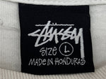 ステューシー STUSSY Skate Tough Tee T-shirt 半袖 カットソー クルーネック コットン ホンジュラス製 バックプリント WHITE 白 Tシャツ ロゴ ホワイト Lサイズ 104MT-1786