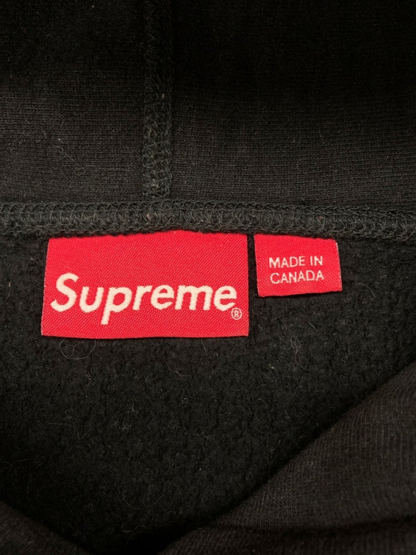 シュプリーム SUPREME Box Logo Hooded Sweatshirt ボックス ロゴ パーカー フーディ プルオーバー スウェットシャツ 刺繍 BLACK 黒 XL パーカ ワンポイント ブラック 104MT-643