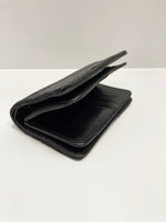 フラットヘッド THE FLAT HEAD レザー ミドルウォレット 折財布  黒  小銭入れ有り カードポケット有り 札入れ有り リザード系 財布・ケース メンズ財布 ブラック 101wal-36