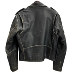 【曜日割引対象外】 アメカジ系 Leather Item ダブルライダースジャケット ジャケット ブラック -サイズ 201MT-4497 VB