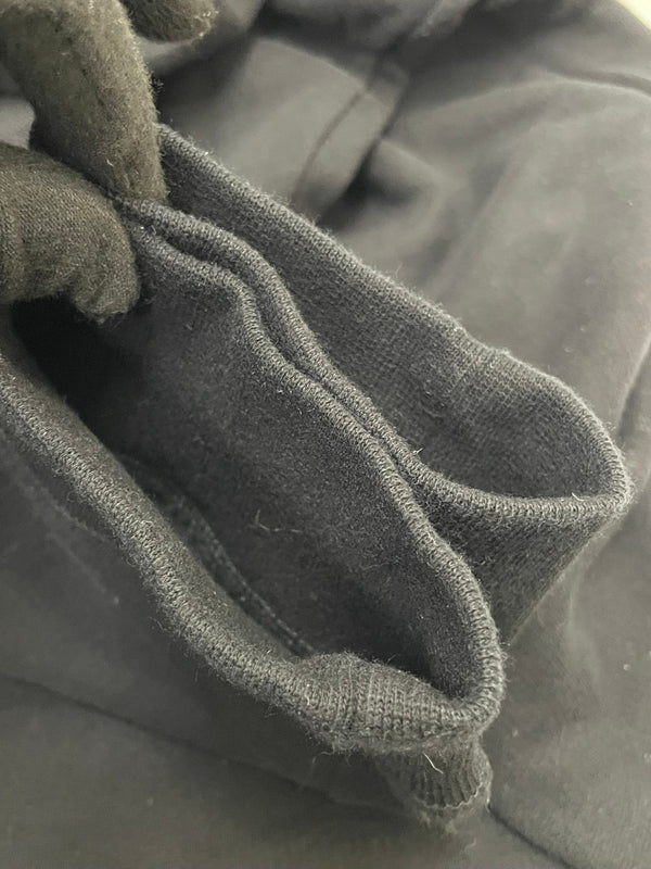 メゾンマルジェラ Maison Margiela  アップサイドダウンロゴ 刺繍 クルーネック スウェット S50GU0166 54 ブラック 601MT-42