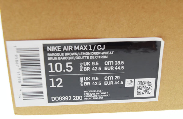 ナイキ NIKE Travis Scott Air Max ワン トラヴィススコットエアマックスワン スニーカー D09392-200 メンズ靴 スニーカー ブラウン 28.5cm 103S-1130