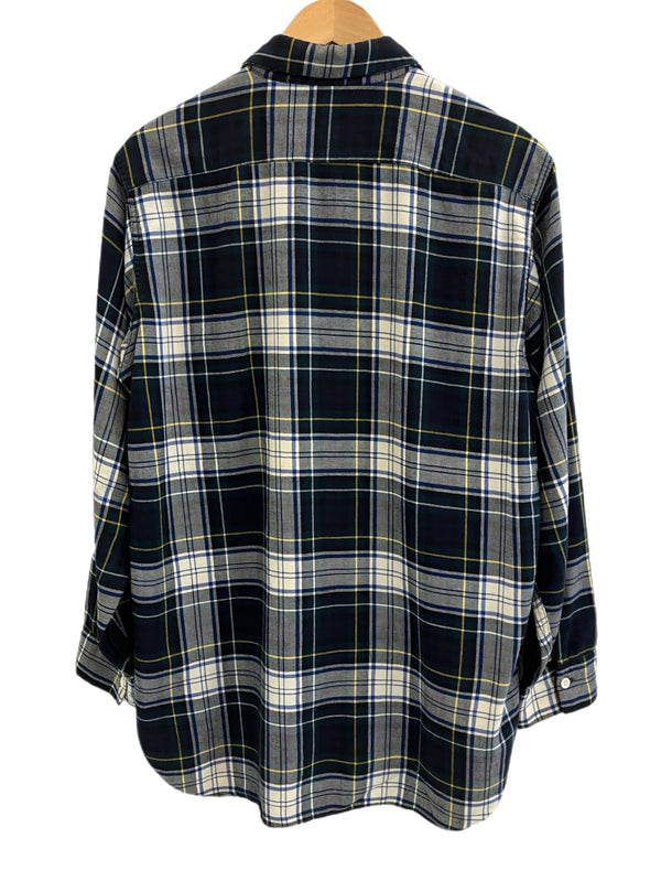 ヴィンテージ vintage 50's~60's 50~60年代 Deacon Brothers チェック オープンカラーシャツ 開襟シャツ ループカラー 長袖シャツ グリーン 101MT-4188
