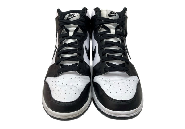 ナイキ NIKE 22年製 DUNK HI RETRO ダンク ハイ ノンエア バスケ パンダ シューズ 白 黒 DD1399-105 メンズ靴 スニーカー ホワイト 27.5cm 104S-933