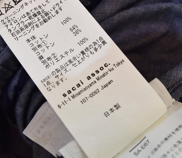 サカイ sacai ロングスカート ロングパンツ  17-02960 ボトムスその他 ブルー 2 103MB-658