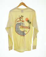 ヴィンテージ Vintage Disney ディズニー 70s walt disney world ウォルト ディズニー ワールド MICKEY ミッキー SURF サーフ 70's 70年代 ロンT ベージュ Mサイズ 103MT-2262