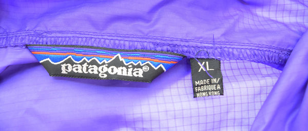 パタゴニア PATAGONIA ハーフジップ プルオーバー アノラック ナイロンジャケット 紫 ジャケット パープル LLサイズ 103MT-2284