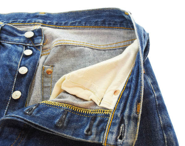 リーバイス Levi's 90s 米国製 501XX バレンシア工場 ボタン裏555 ストレートデニムパンツ  デニム ブルー 32 103MB-638
