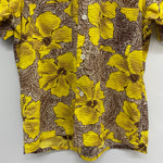 【曜日割引対象外】 ヴィンテージ vintage ~60's SHAPELY シアサッカー 半袖シャツ Sサイズ イエロー 201MT-4168 VB