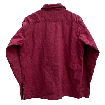 【曜日割引対象外】 ヴィンテージ vintage Punderson 60's 70's レースアップ デニムプルオーバーシャツ ジャケット ワインレッド 201MT-4872 VB