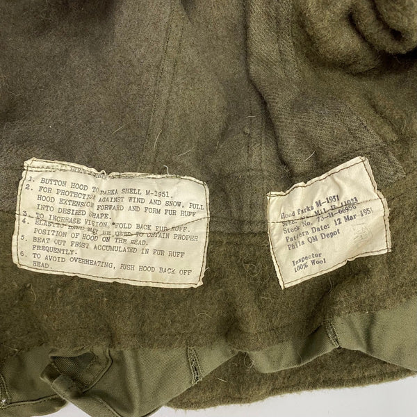 【曜日割引対象外】 【中古】ヴィンテージ vintage 50's US.ARMY M-1951 初期 コットンサテン MIL-H-11023 帽子 メンズ帽子 その他 カーキ 201goods-738 VB