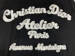 ディオールオム DIOR HOMME 22SS Atelier Tee アトリエ刺繍 ラグラン 半袖 Tシャツ 灰色 黒 213J635A0677 Tシャツ 刺繍 ブラック Lサイズ 104MT-219