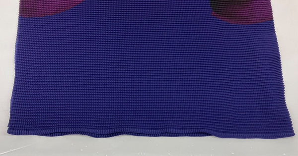 イッセイミヤケ ISSEY MIYAKE ミー me グラデーション シアー トップス ボックスプリーツ BOX PLEATS ポリエステル フィリピン製 パープル系 MULTI COLOR MI01FJ241 長袖カットソー マルチカラー 104LT-238