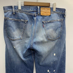 【曜日割引対象外】 リーバイス Levi's Vintage Clothing 55501 赤耳 55年モデル ペンキ デニム ブルー W36サイズ 201MB-1036 VB