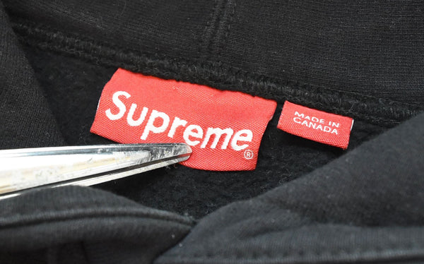 シュプリーム SUPREME 17AW Split Old English Hooded Sweatshirt パーカ ブラック Lサイズ 103MT-2004