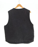 カーハート Carhartt メキシコ製 ダックベスト 黒 ベスト ブラック Lサイズ 103MT-2371