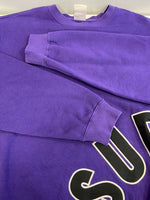 シュプリーム SUPREME ×NIKE ナイキ 22SS Arc Crewneck アーククルーネックスウェット 紫 DM1776-506 スウェット パープル Mサイズ 101MT-5318