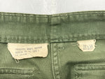 ミリタリー Military 60s 60年代 U.S.ARMY ベイカーパンツ コットンサテン OG-107 TYPE1 緑 無地 カーゴパンツ カーキ 32×33 104MB-219