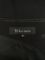 ワイズ Y's for men DOUBLE TAILORED JACKET ダブル テーラード ジャケット アーカイブ アウター 黒 MH-X03-103 ジャケット 無地 ブラック Sサイズ 104MT-1583