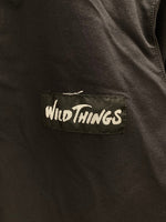 ワイルドシングス WILDTHINGS ナイロンジャケット 黒 上着 フーディ ジップアップ ジャケット ブラック Sサイズ 101MT-2902