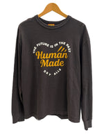 ヒューマンメイド HUMAN MADE GRAPHIC L/S T-SHIRT ハートロゴ プリント 長袖カットソー 黒  HM29CS019 XL ロンT ブラック LLサイズ 101MT-4730