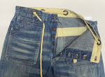 【曜日割引対象外】 ラルフローレン POLO RALPH LAUREN RRL DOUBLE RL デニムワークパンツ ロープ USA製 PP-PM-HS-0054 デニム ブルー 30×32サイズ 201MB-835 VB