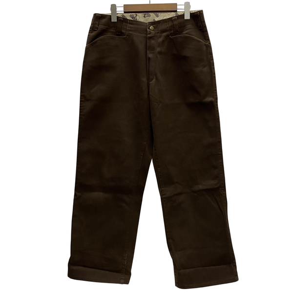 【曜日割引対象外】 ベンデイビス BEN DAVIS 90's フリスコ ワークパンツ USA製 ボトムスその他 ブラウン 33サイズ 201MB-1197 VB