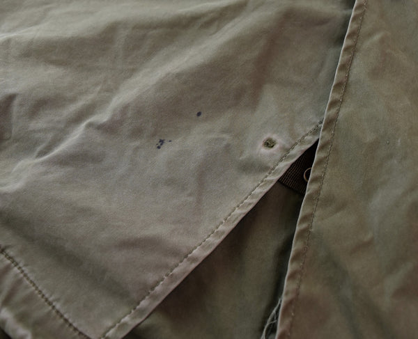 ミリタリー Military 80s USARMY M-65 フィッシュテールパーカー 80's アメリカ軍 SCOVILLジッパー 8415-00-782-3219 ジャケット カーキ Lサイズ 103MT-3330