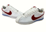 ナイキ NIKE 21年製 CORTEZ BASIC LEATHER コルテッツ ベーシック レザー FORREST GUMP トリコカラー シューズ 白 赤 819719-103 メンズ靴 スニーカー ホワイト 27.5cm 104-shoes614