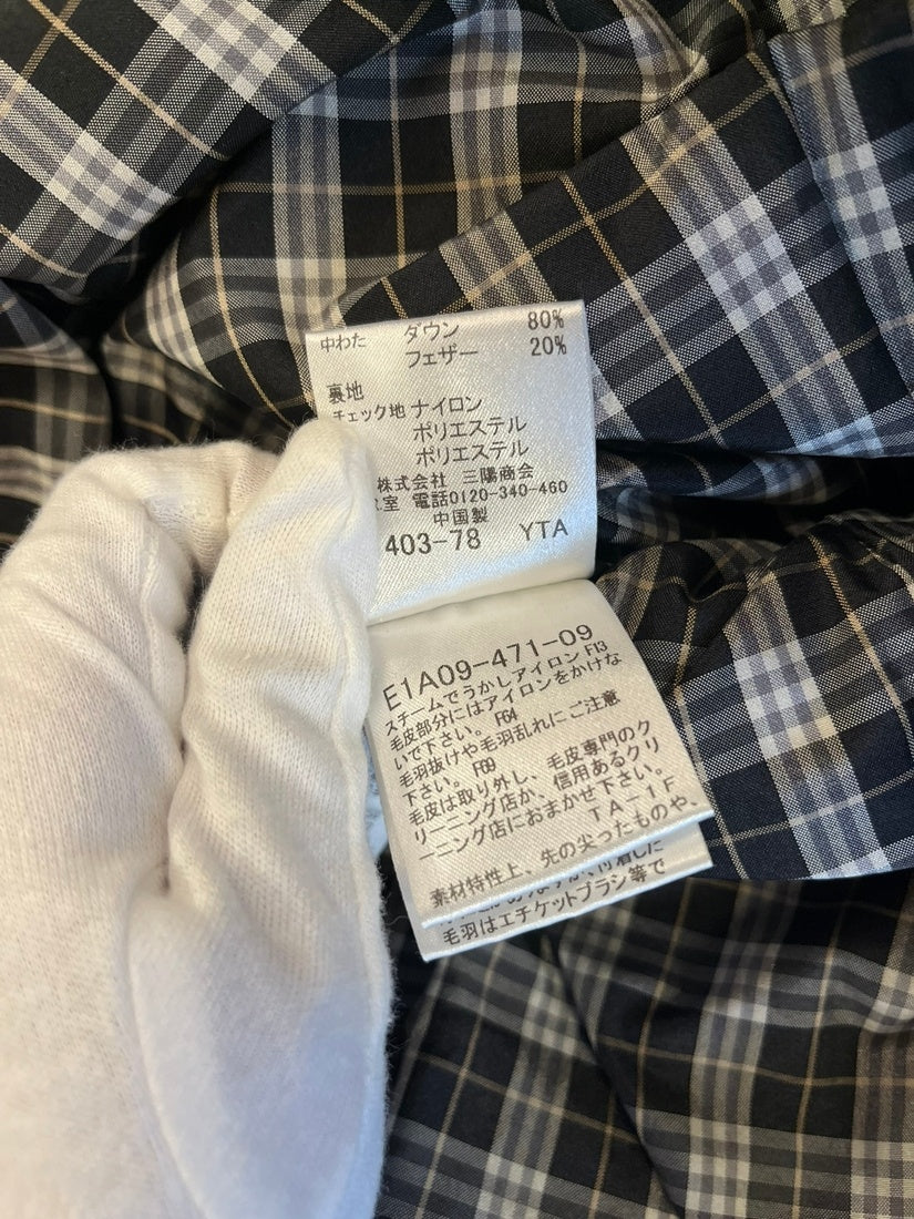 バーバリー Burberry BLUELABEL ブルーレーベル ダウンコート フード