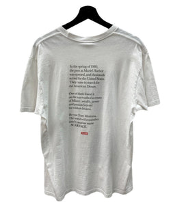 シュプリーム SUPREME Scarface Split Tee スカーフェイス スプリット Tシャツ 白 Tシャツ プリント ホワイト Lサイズ 104MT-1429