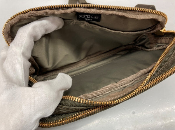 ポーター PORTER ガール GIRL 吉田カバン シア SHEA ウォレット ショルダーバッグ 長財布 ポーチ OLIVE オリーブ KHAKI 緑 バッグ レディースバッグ ボディバッグ・ウエストポーチ ロゴ カーキ 104B-37