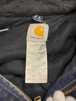 カーハート Carhartt 00s 00's Active Jacket アクティブジャケット 裏地キルティング ヴィンテージ 紺 J130 MDT 3XL ジャケット ネイビー 101MT-5290