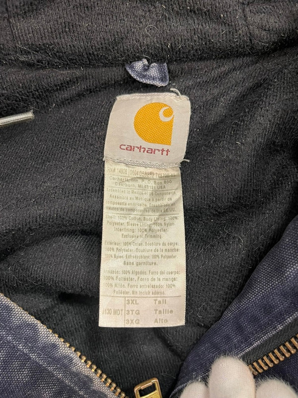 カーハート Carhartt 00s 00's Active Jacket アクティブジャケット 裏地キルティング ヴィンテージ 紺 J130 MDT 3XL ジャケット ネイビー 101MT-5290