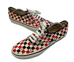 ヴァンズ VANS ヴィンテージ Vintage 移行期 オーセンティック AUTHENTIC  赤 黒 白 メンズ靴 スニーカー ホワイト USA10 101-shoes1801