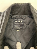 ピア PIAA レーシング スタジャン ジャケット バイカー ツーリング 黒 ジャケット ブラック フリーサイズ 101MT-5283