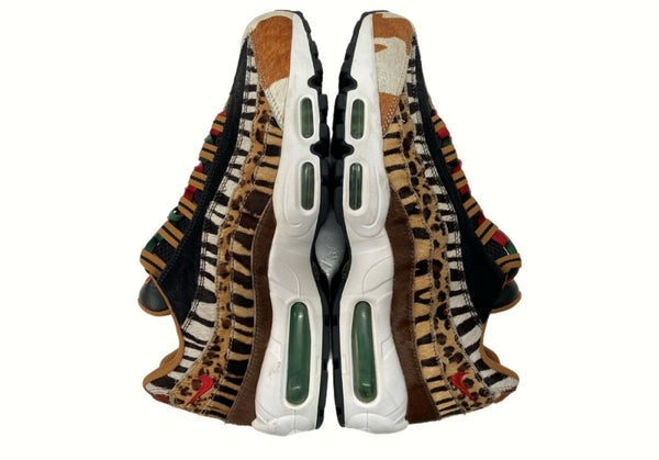 ナイキ NIKE 17年製 × ATMOS アトモス AIR MAX 95 DLX ANIMAL PACK 2.0 エア マックス アニマル パック シューズ AQ0929-200 メンズ靴 スニーカー マルチカラー 28cm 104S-692