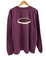 パタゴニア PATAGONIA 90s Vintage ヴィンテージ USA製 Benetical T's Long Sleeve オーバルロゴ 長袖カットソー プリント 紫 XL ロンT パープル LLサイズ 101MT-4695
