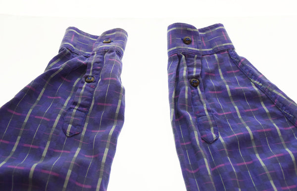 パタゴニア PATAGONIA Patagonia 00's 100% cotton チェック シャツ 長袖シャツ パープル LLサイズ 103MT-2694