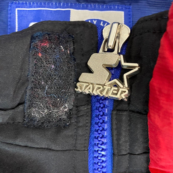 スターター STARTER NFL 90s 中綿 ナイロン アノラックパーカー ジャケット ブルー Lサイズ 201MT-4522