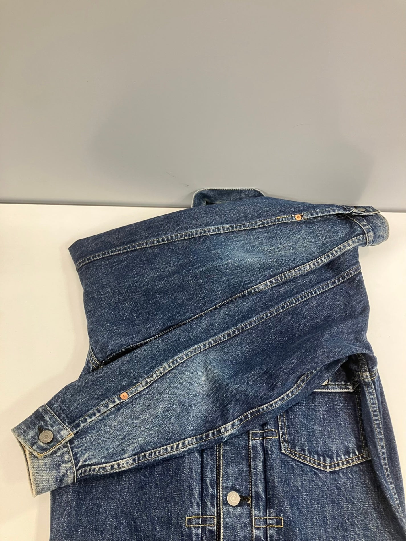 90s Levi's 2nd デニムジャケット 復刻 日本製 big E Levi's VINTAGE CLOTHING 90's 90年代 1996 日本製 リーバイス