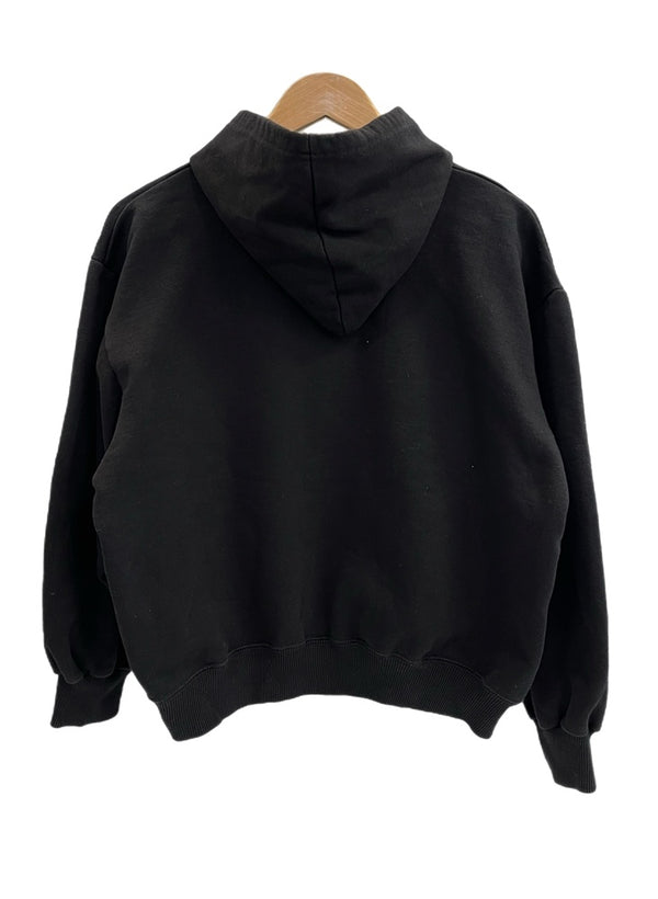 フィネス FINESSE ロゴプリント フーディ パーカー 黒 パーカ ブラック Mサイズ 101MT-4866