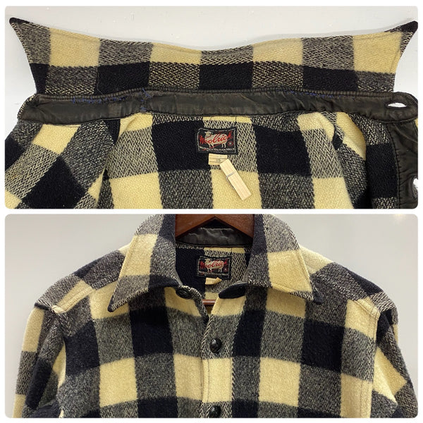 【曜日割引対象外】 ウールリッチ WOOLRICH 50's CPOジャケット ウール バッファローチェック ジャケット ブラック 15サイズ 201MT-4277 VB