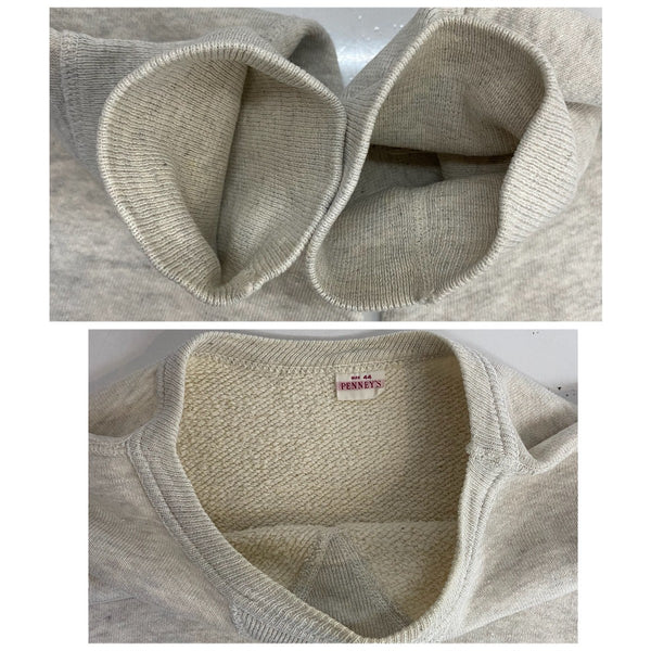 【曜日割引対象外】 ヴィンテージ vintage 50's PENNEY'S 前V スウェット グレー 44サイズ 201MT-4844 VB