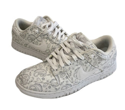 ナイキ NIKE Women's Dunk Low ESS White Paisley ウィメンズ ダンク ロー ESS ホワイトペイズリー DJ9955-100 メンズ靴 スニーカー ホワイト 27cm 101sh-2355