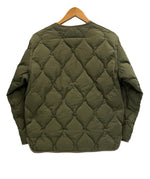 オーシバル ORCIVAL リモンタナイロン ノーカラー キルティングジャケット ダウンジャケット orcival RC-8080 NWB ジャケット カーキ サイズ2 101LT-264