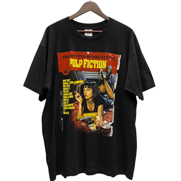 【曜日割引対象外】 パルプフィクション PULP FICTION 90's WINTERLAND USA製 Tシャツ ブラック XLサイズ 201MT-4051 VB