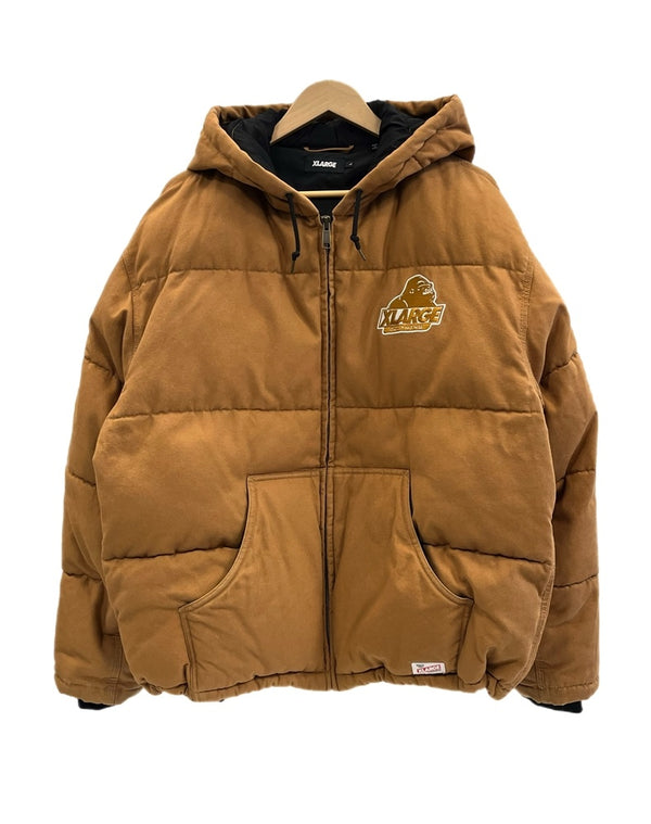 エクストララージ XLARGE DUCK ACTIVE PUFFER JACKET ダック アクティブ パッファージャケット 中綿ジャケット 101214021008 ジャケット ブラウン Lサイズ 101MT-5379